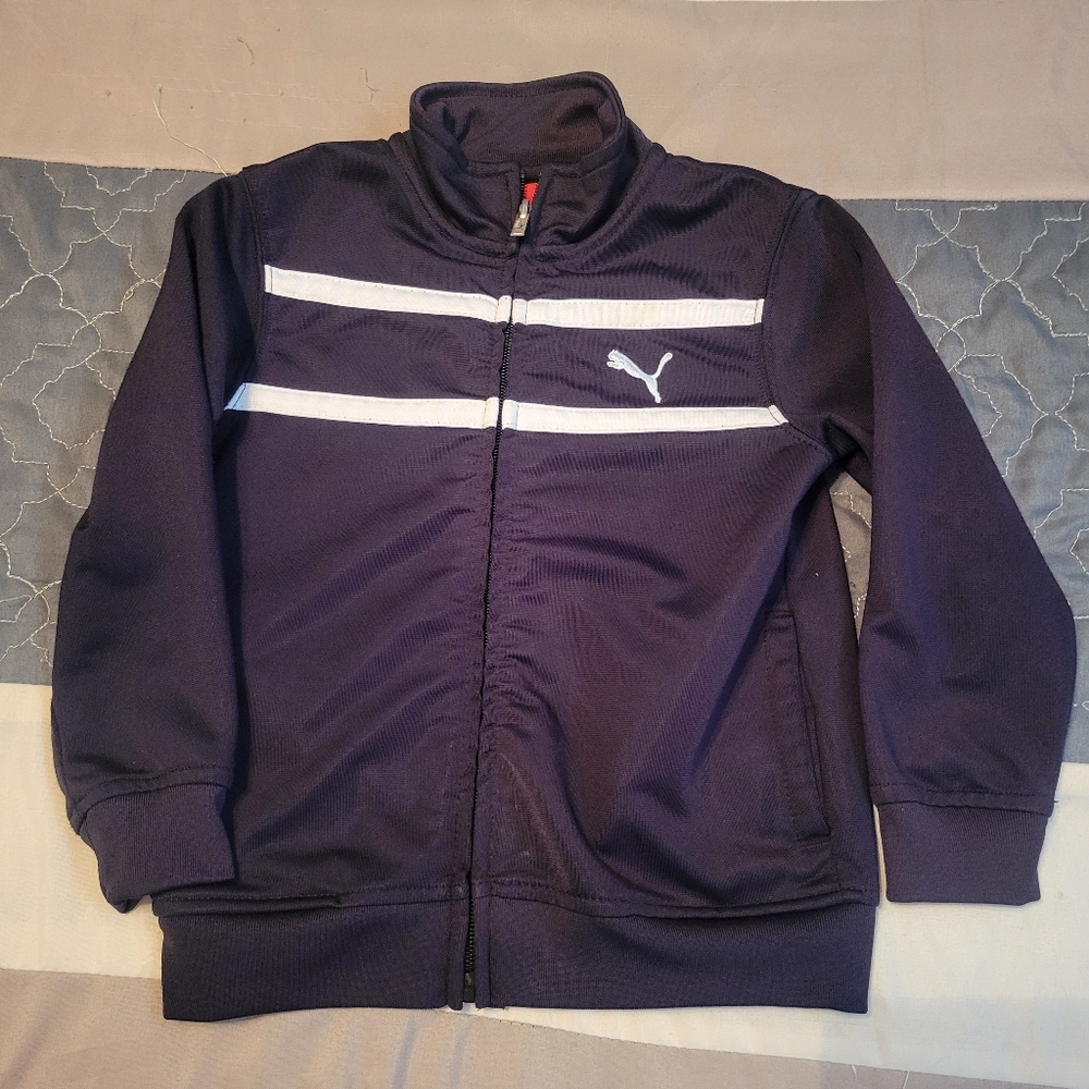 Boys Puma jacket, black, 3t